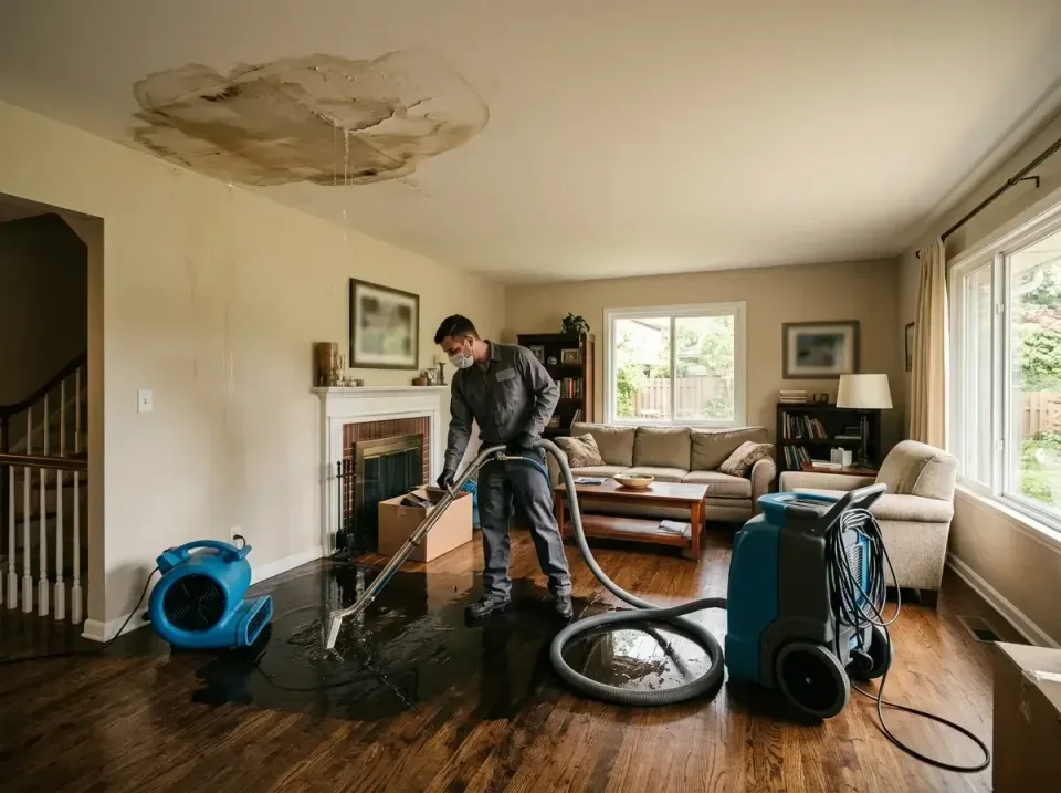 attic-pipe-burst-ceiling-drip-008 — frequently asked questions, Water Damage Restoration & Carpet Care in Marietta, PA